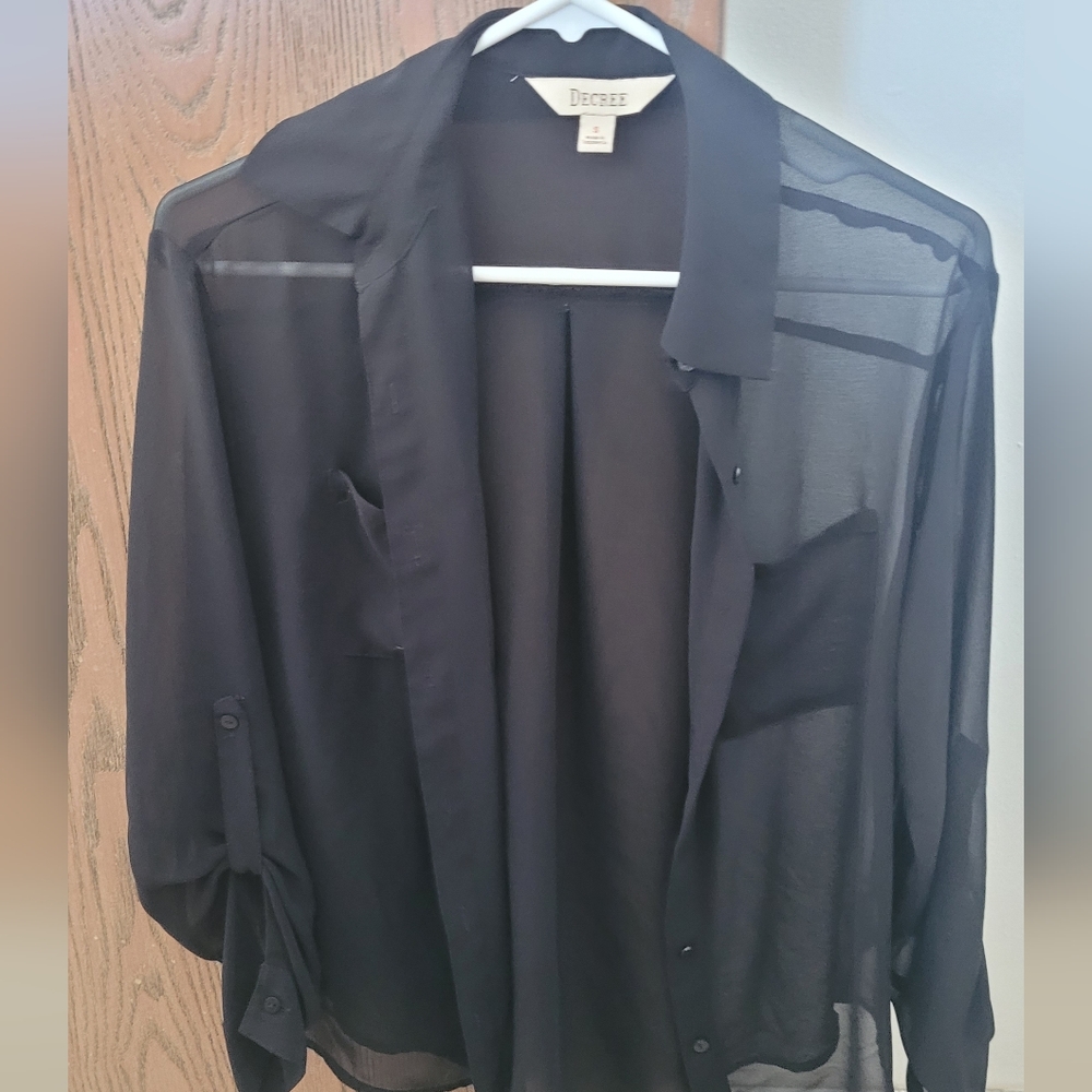 Black dressy top